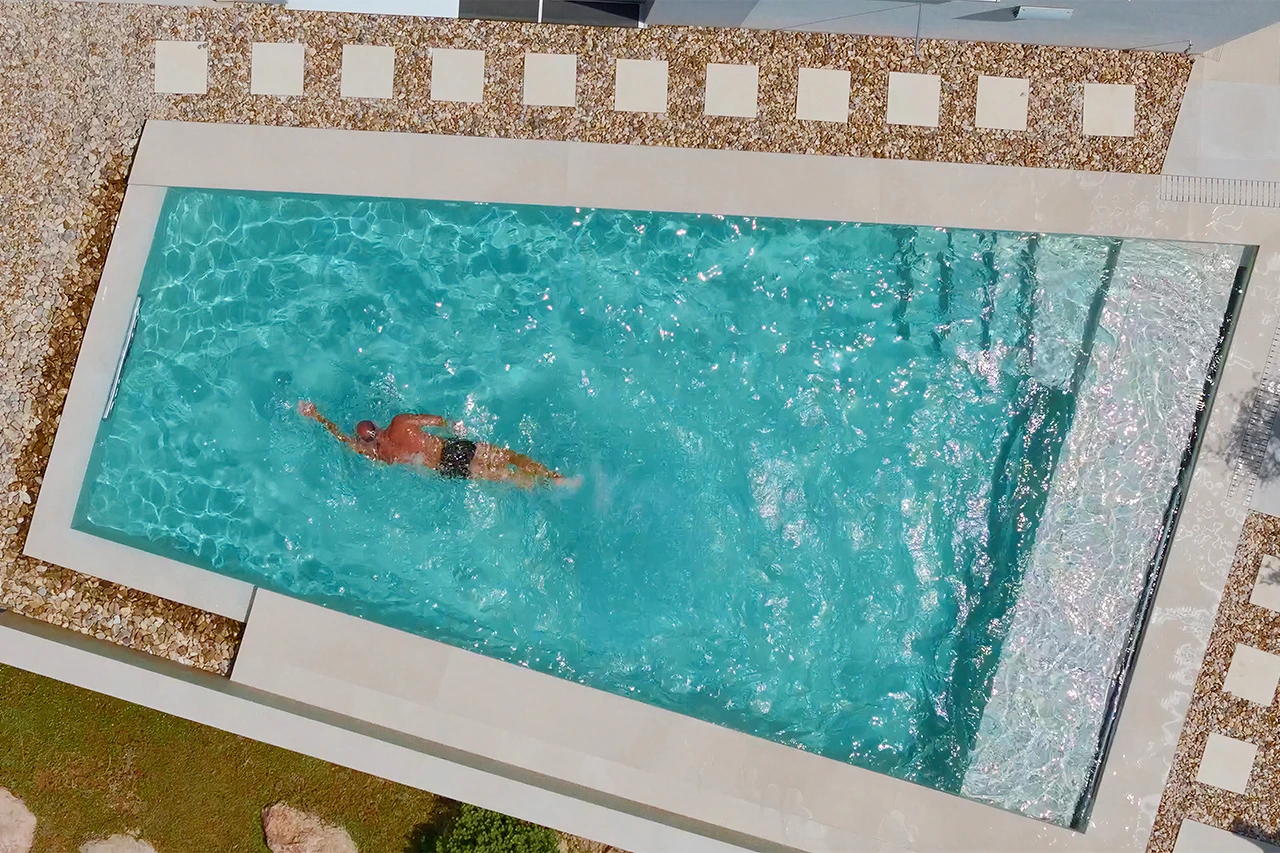 Piscina con Smart Eco Pool en Colònia de Sant Pere
