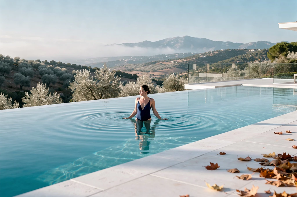 Pool heating in Mallorca