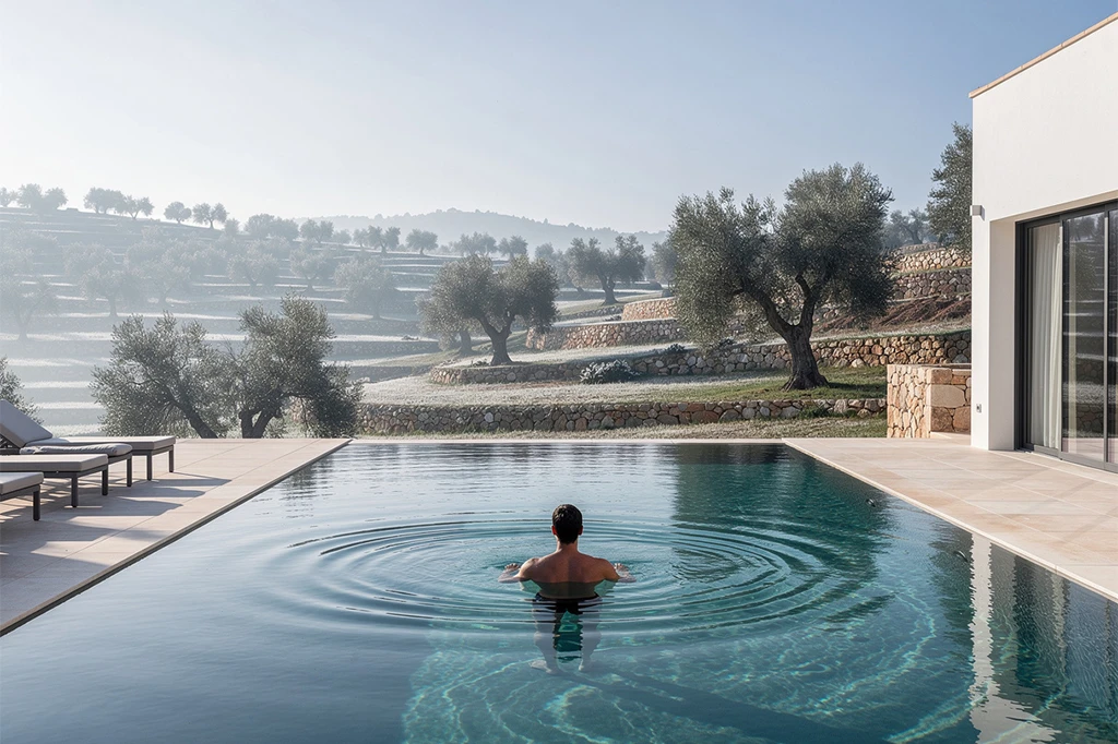 Pool heating in Mallorca